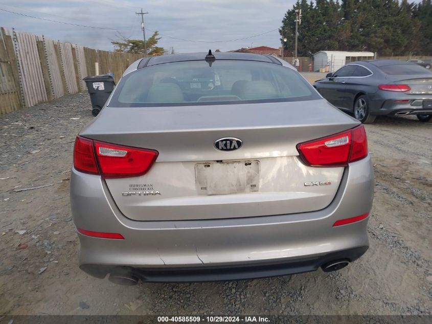 2015 Kia Optima Ex VIN: 5XXGN4A78FG446231 Lot: 40585509