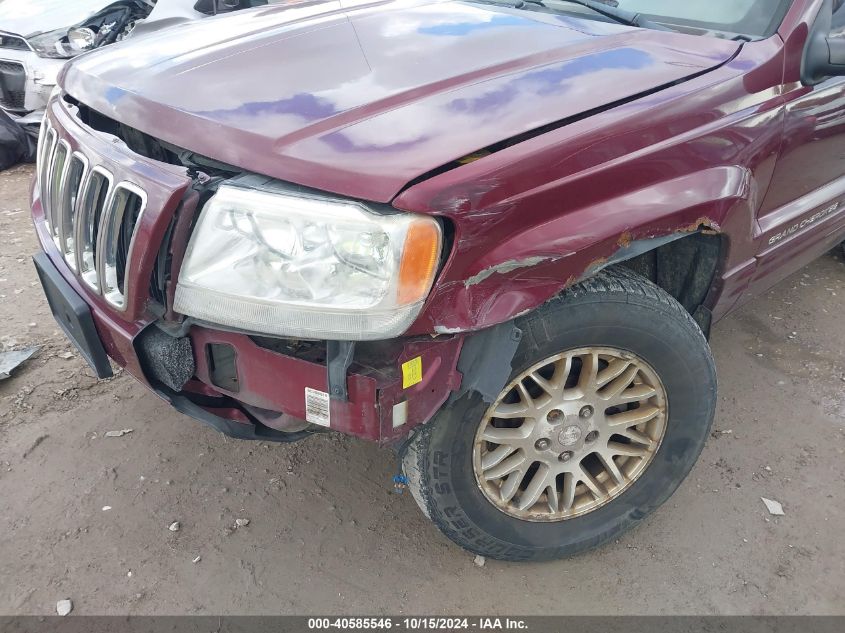 2003 Jeep Grand Cherokee Limited VIN: 1J4GW58N83C577396 Lot: 40585546