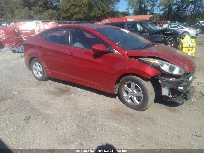 KMHDH4AE0GU633348 2016 Hyundai Elantra Se