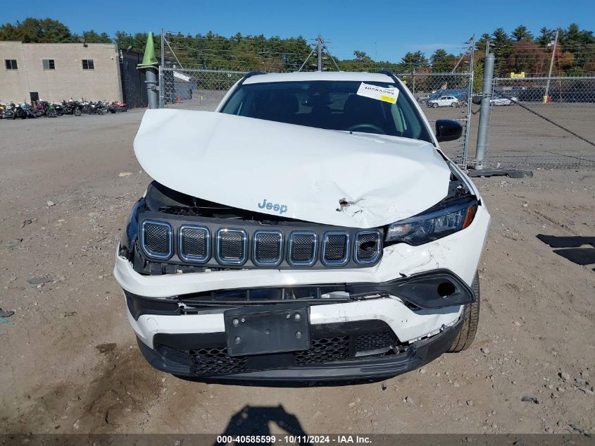 2022 Jeep Compass Latitude Lux 4X4 VIN: 3C4NJDFB9NT222730 Lot: 40585599