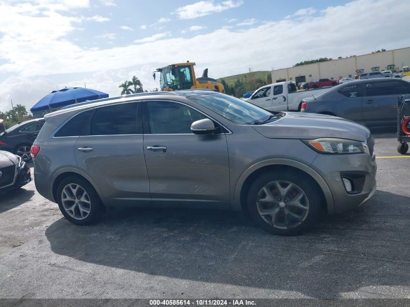 5XYPK4A54GG184230 2016 Kia Sorento 3.3L Sx