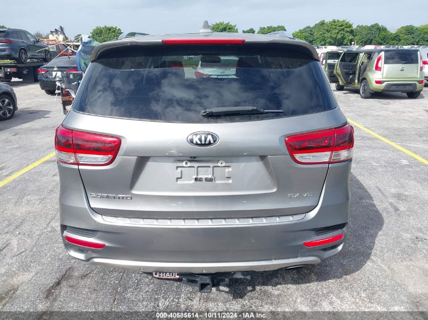 5XYPK4A54GG184230 2016 Kia Sorento 3.3L Sx