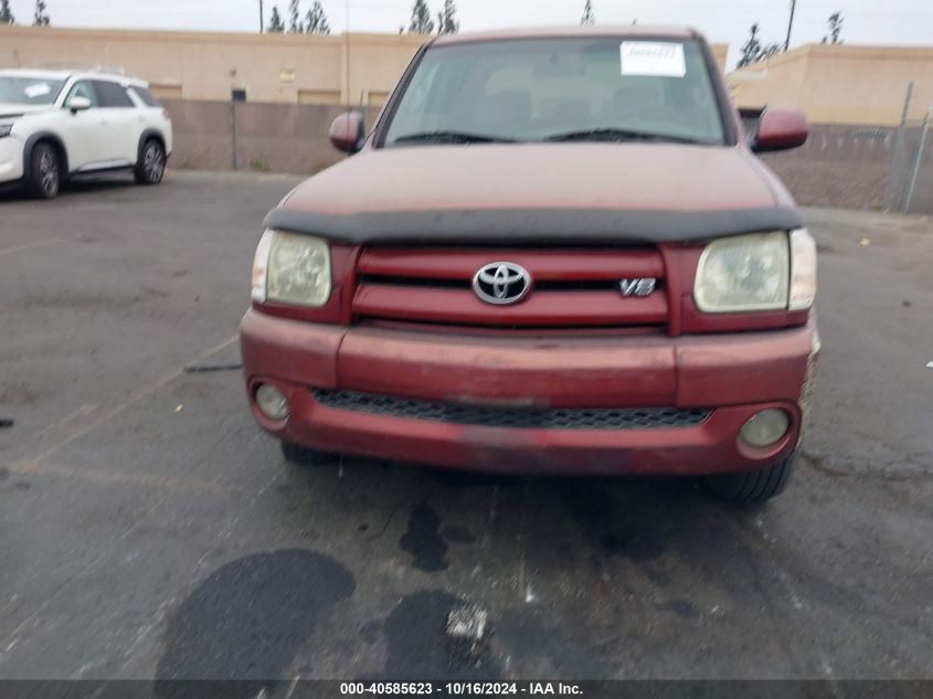 2005 Toyota Tundra Limited V8 VIN: 5TBET38155S479346 Lot: 40585623