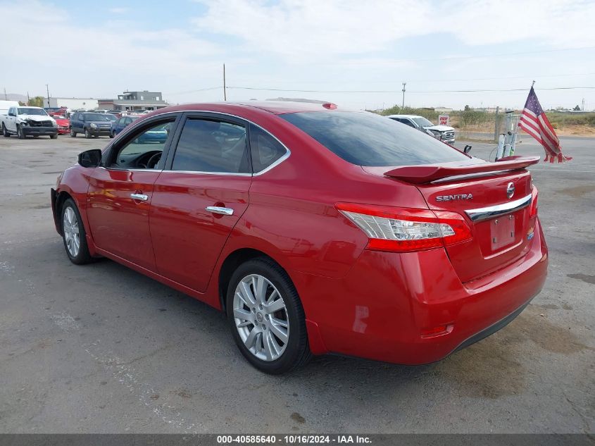 2013 Nissan Sentra Sl VIN: 3N1AB7AP5DL633849 Lot: 40585640