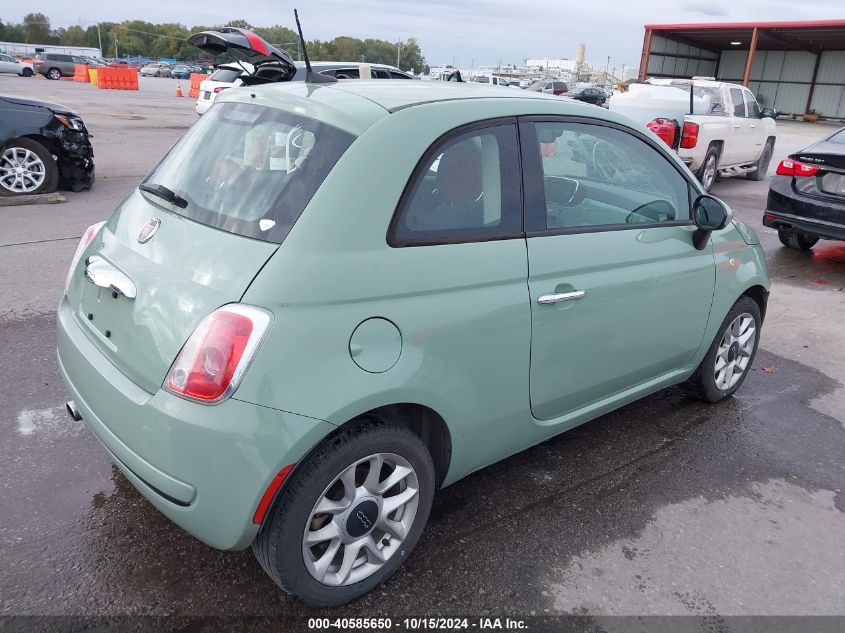 2017 Fiat 500 Pop VIN: 3C3CFFKR0HT527808 Lot: 40585650