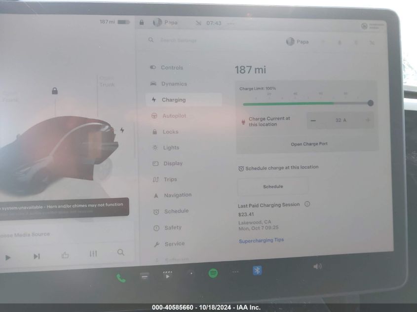 2023 TESLA MODEL 3 - 5YJ3E1EA1PF680587