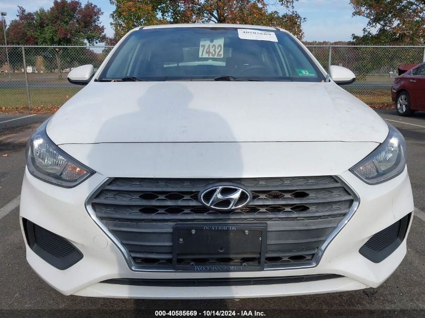 2018 Hyundai Accent Se/Sel VIN: 3KPC24A35JE028327 Lot: 40585669