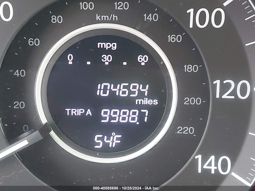 2016 HONDA CR-V EX-L - 5J6RM4H72GL044962