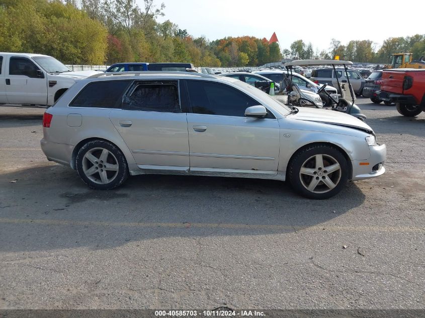 2008 Audi A4 2.0T/2.0T Avant Special Edition VIN: WAUKF78E58A161494 Lot: 40585703