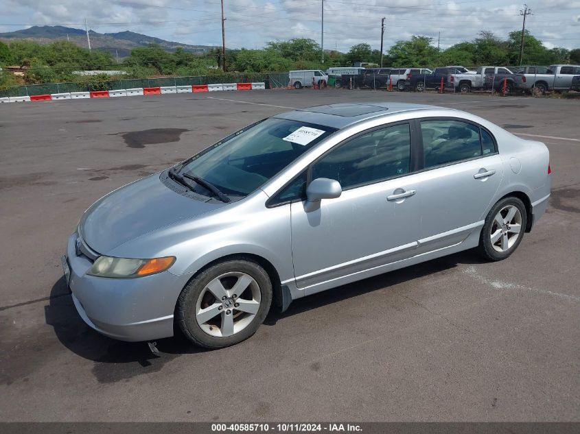 1HGFA15886L018041 2006 Honda Civic Ex