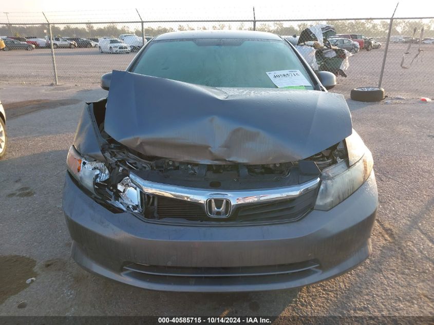 2012 Honda Civic Lx VIN: 19XFB2F55CE108709 Lot: 40585715