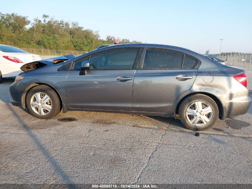 2012 Honda Civic Lx VIN: 19XFB2F55CE108709 Lot: 40585715