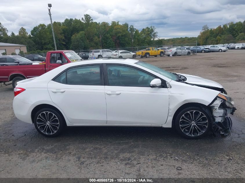 2016 Toyota Corolla S Plus VIN: 2T1BURHEXGC626625 Lot: 40585726