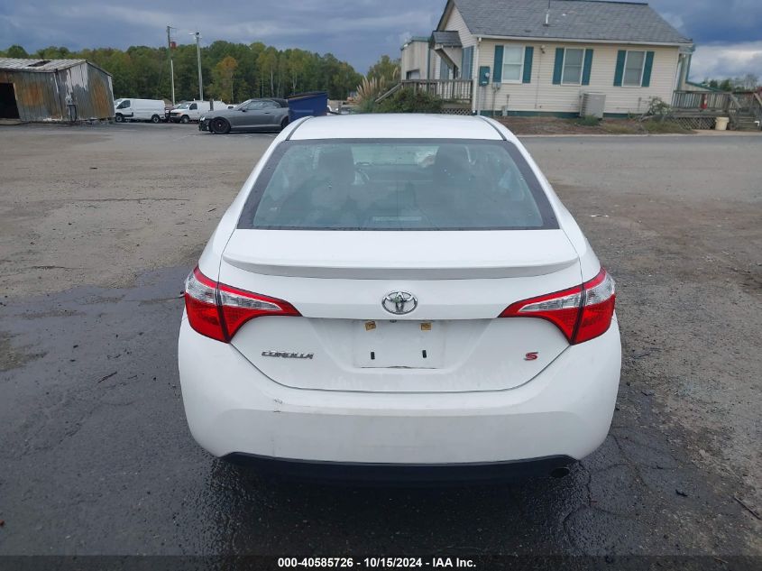 2016 Toyota Corolla S Plus VIN: 2T1BURHEXGC626625 Lot: 40585726