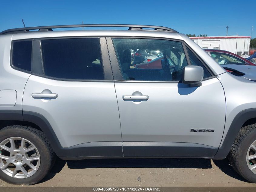 2019 Jeep Renegade Latitude Fwd VIN: ZACNJABB9KPK88506 Lot: 40585728