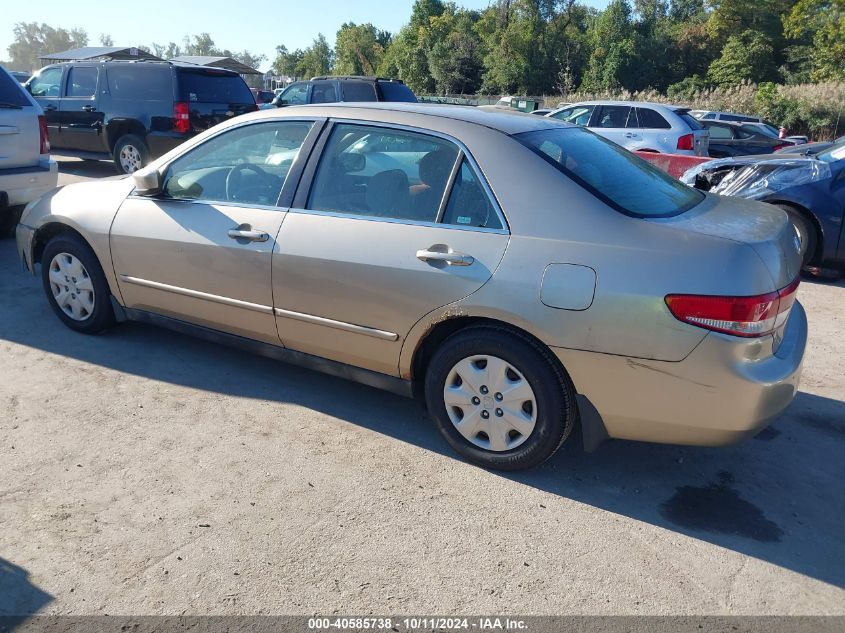 1HGCM56303A142400 2003 Honda Accord 2.4 Lx