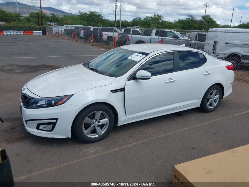 VIN 5XXGM4A71FG406964 2015 KIA Optima, LX no.2