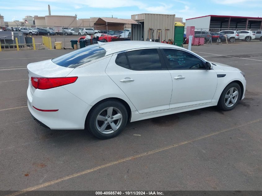 VIN 5XXGM4A71FG406964 2015 KIA Optima, LX no.4