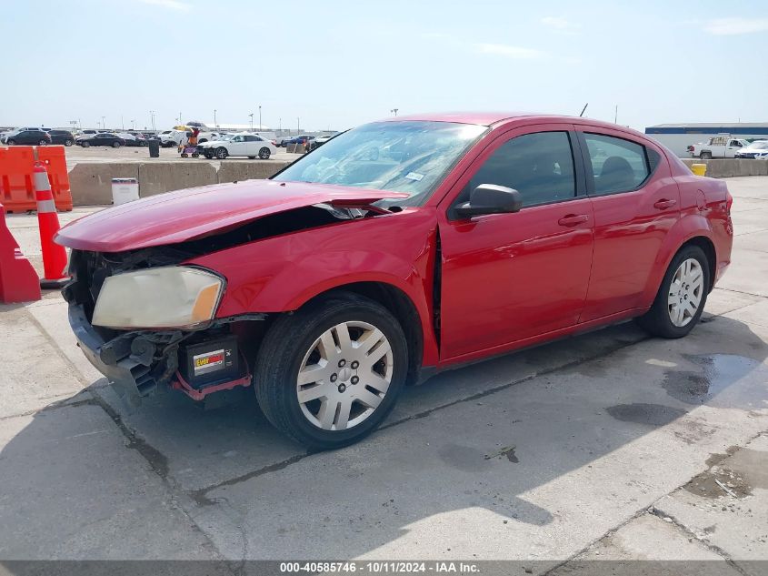 1C3CDZAB0EN228620 2014 Dodge Avenger Se