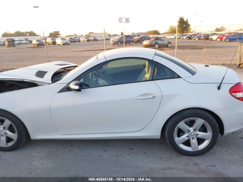 2007 Mercedes-Benz Slk 280 VIN: WDBWK54F17F133758 Lot: 40585749