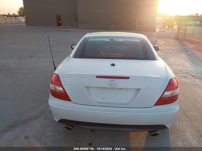 2007 Mercedes-Benz Slk 280 VIN: WDBWK54F17F133758 Lot: 40585749