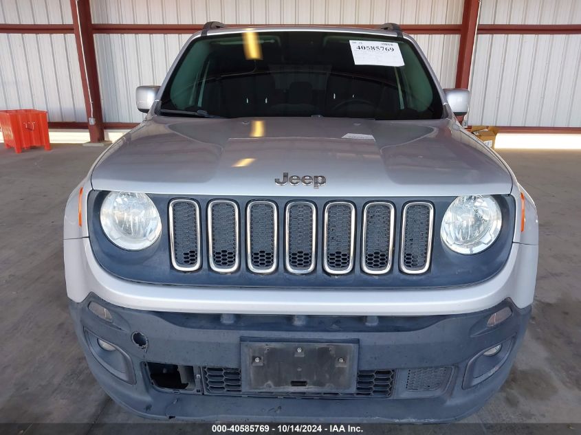 2015 Jeep Renegade Latitude VIN: ZACCJBBT2FPB16896 Lot: 40585769