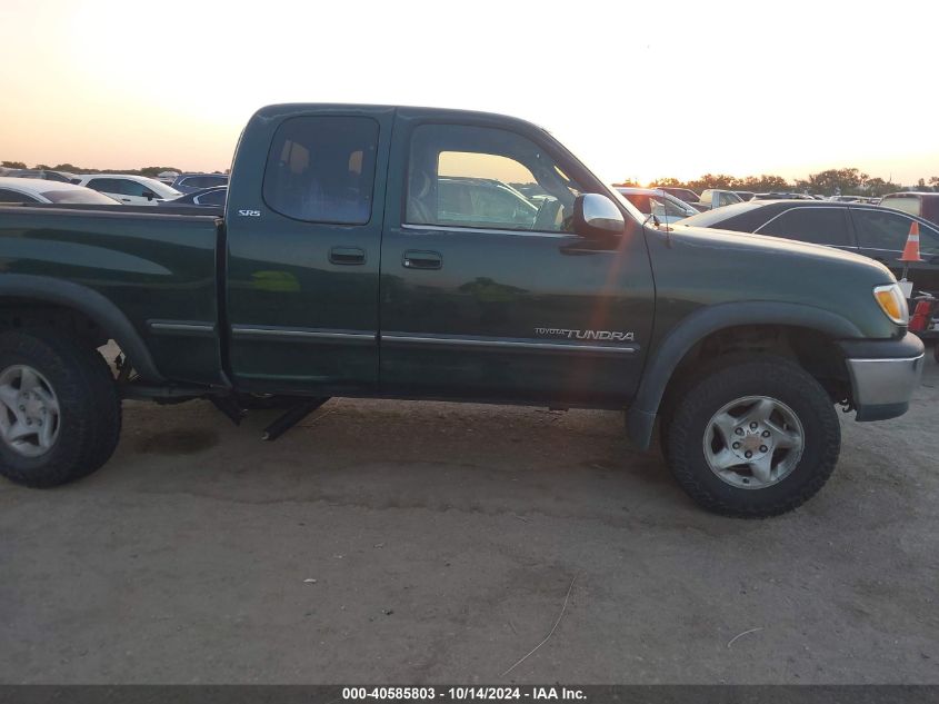 2002 Toyota Tundra Access Cab/Access Cab Sr5 VIN: 5TBRT34172S242814 Lot: 40585803