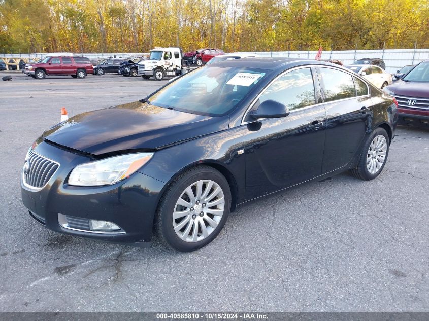 2011 Buick Regal Cxl Turbo Russelsheim VIN: W04GW5EV2B1141318 Lot: 40585810