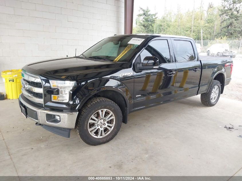 2017 FORD F-150 LARIAT - 1FTFW1EG2HFB94897