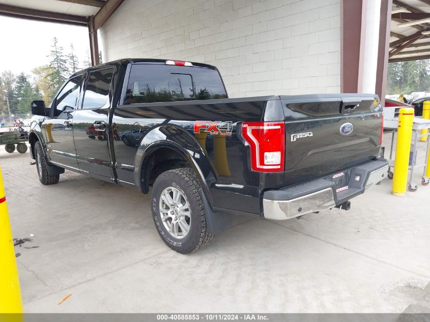 2017 FORD F-150 LARIAT - 1FTFW1EG2HFB94897