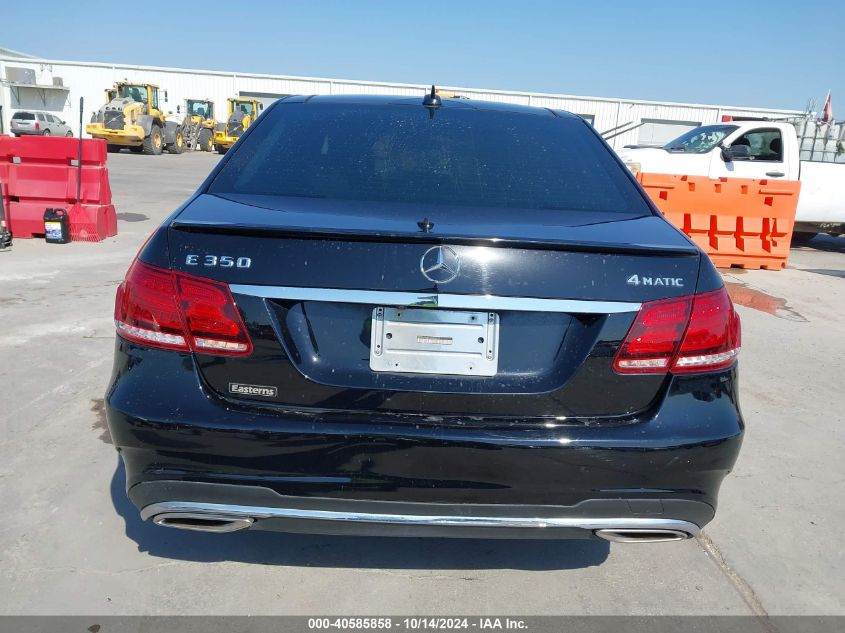 2014 Mercedes-Benz E 350 4Matic VIN: WDDHF8JB2EA886619 Lot: 40585858