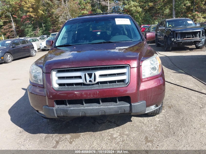 2008 Honda Pilot Ex-L VIN: 5FNYF18658B008477 Lot: 40585876