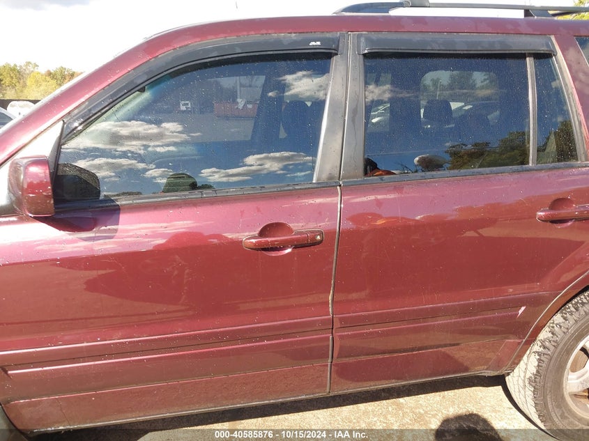 2008 Honda Pilot Ex-L VIN: 5FNYF18658B008477 Lot: 40585876