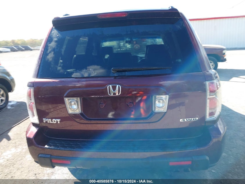 2008 Honda Pilot Ex-L VIN: 5FNYF18658B008477 Lot: 40585876