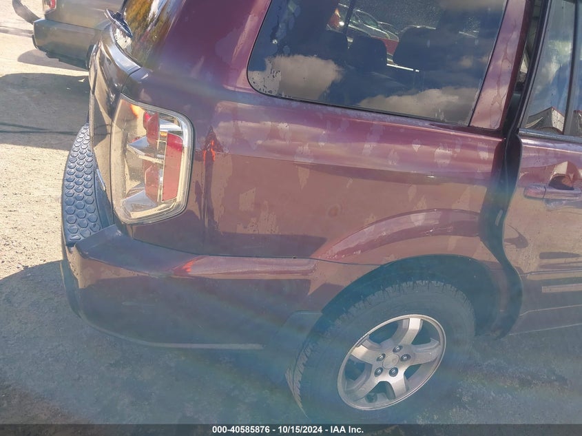 2008 Honda Pilot Ex-L VIN: 5FNYF18658B008477 Lot: 40585876