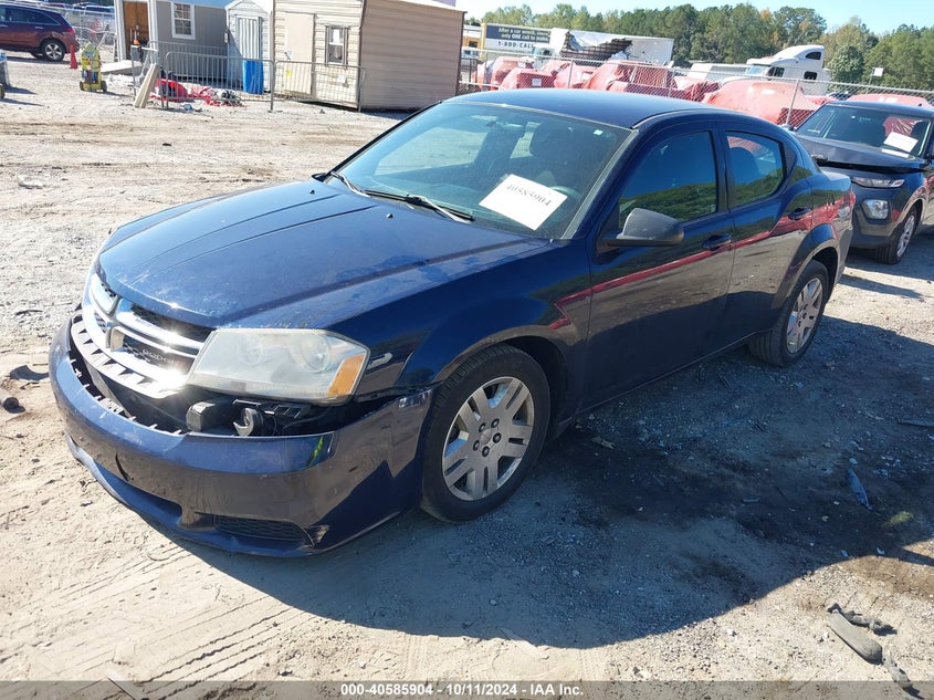 2013 DODGE AVENGER SE - 1C3CDZAB1DN540329