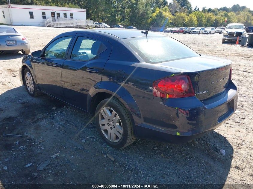 2013 DODGE AVENGER SE - 1C3CDZAB1DN540329