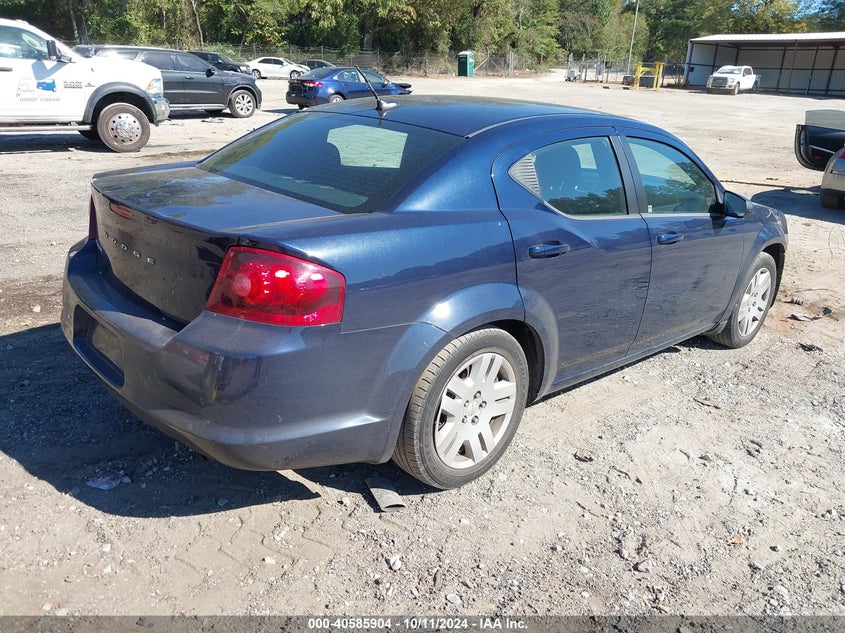 2013 DODGE AVENGER SE - 1C3CDZAB1DN540329