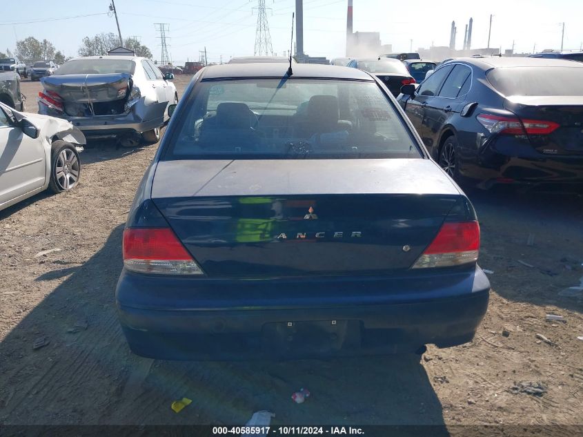 2003 Mitsubishi Lancer Ls VIN: JA3AJ36E13U069748 Lot: 40585917