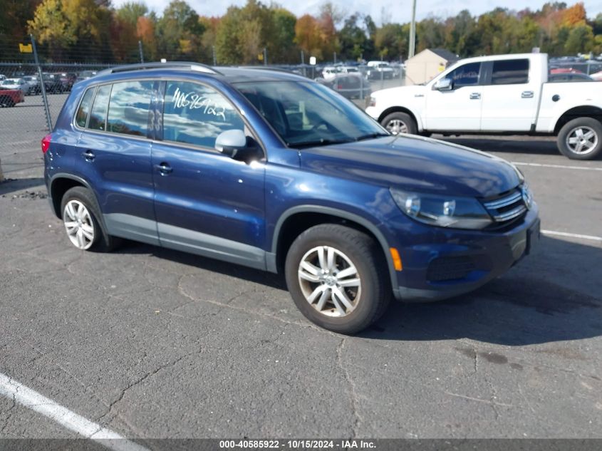 2016 VOLKSWAGEN TIGUAN S - WVGBV7AX8GW612853