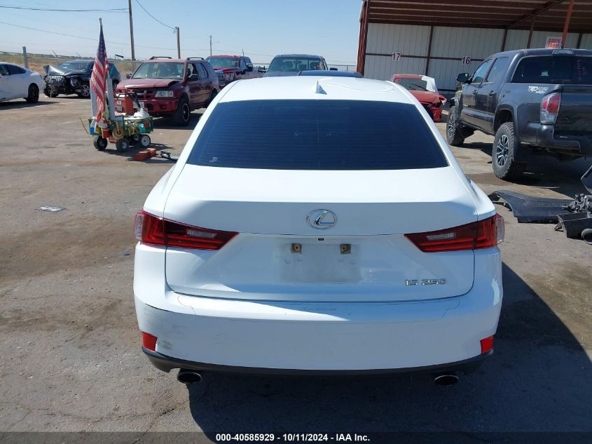 2014 Lexus Is 250 VIN: JTHBF1D28E5015718 Lot: 40585929