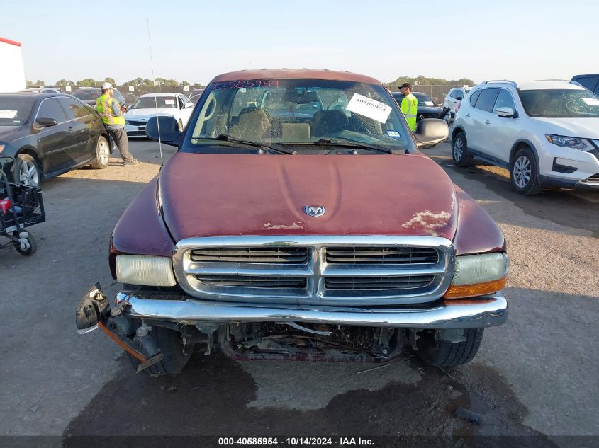 2001 Dodge Dakota Quad VIN: 1B7HL2AXX1S281344 Lot: 40585954