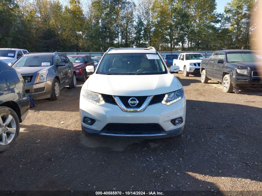 2016 Nissan Rogue Sl VIN: 5N1AT2MT8GC744557 Lot: 40585970