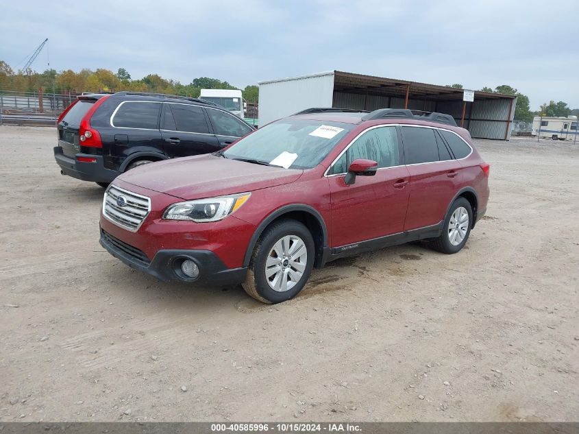 2017 Subaru Outback 2.5I Premium VIN: 4S4BSAHC1H3335894 Lot: 40585996