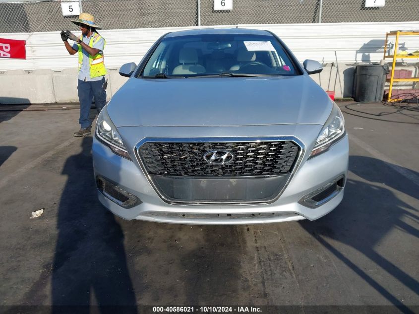 2017 Hyundai Sonata Hybrid Se VIN: KMHE24L30HA061301 Lot: 40586021