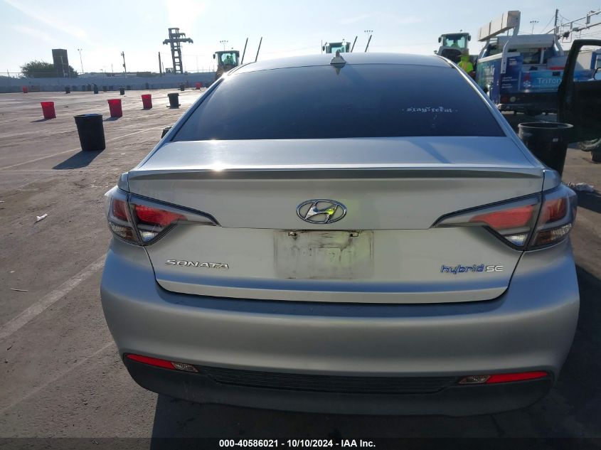 2017 Hyundai Sonata Hybrid Se VIN: KMHE24L30HA061301 Lot: 40586021