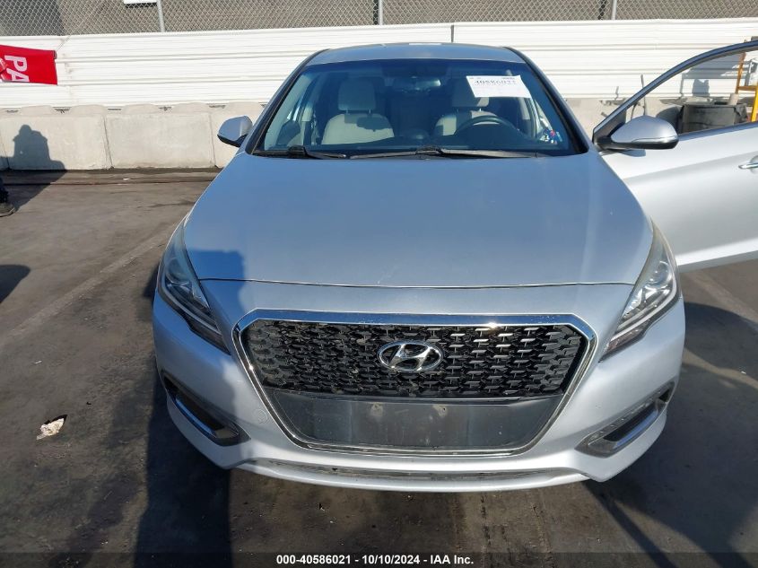 2017 Hyundai Sonata Hybrid Se VIN: KMHE24L30HA061301 Lot: 40586021