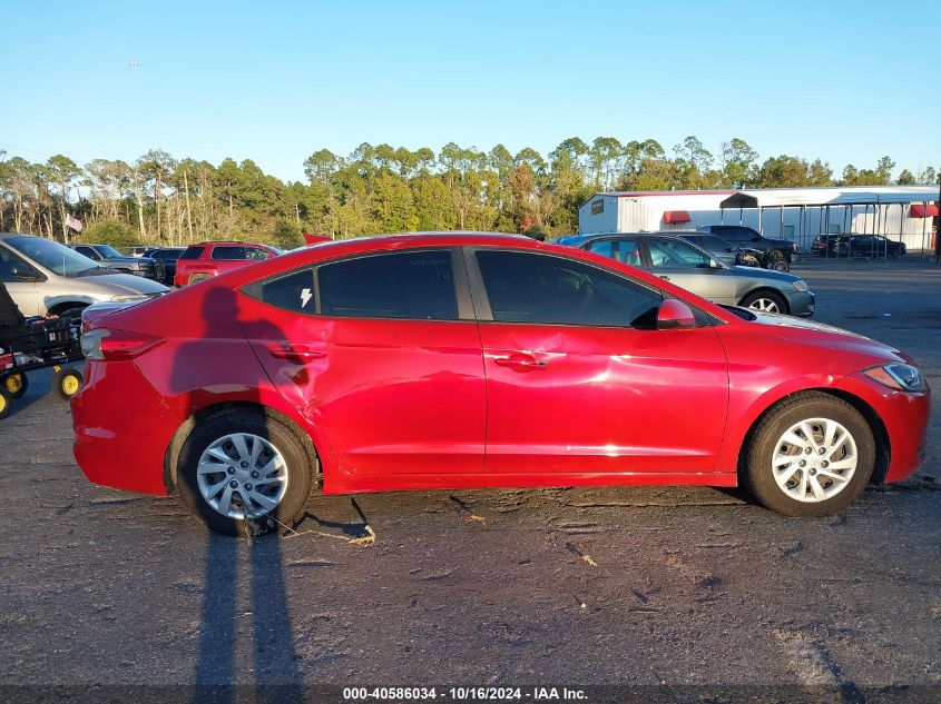 2017 Hyundai Elantra Se VIN: KMHD74LF1HU423416 Lot: 40586034