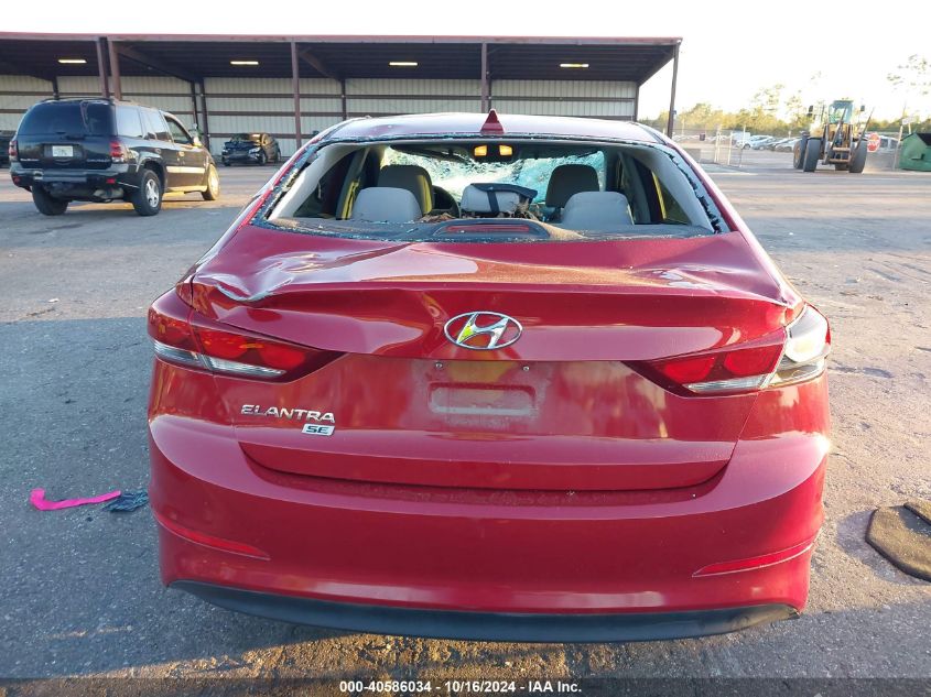 2017 Hyundai Elantra Se VIN: KMHD74LF1HU423416 Lot: 40586034