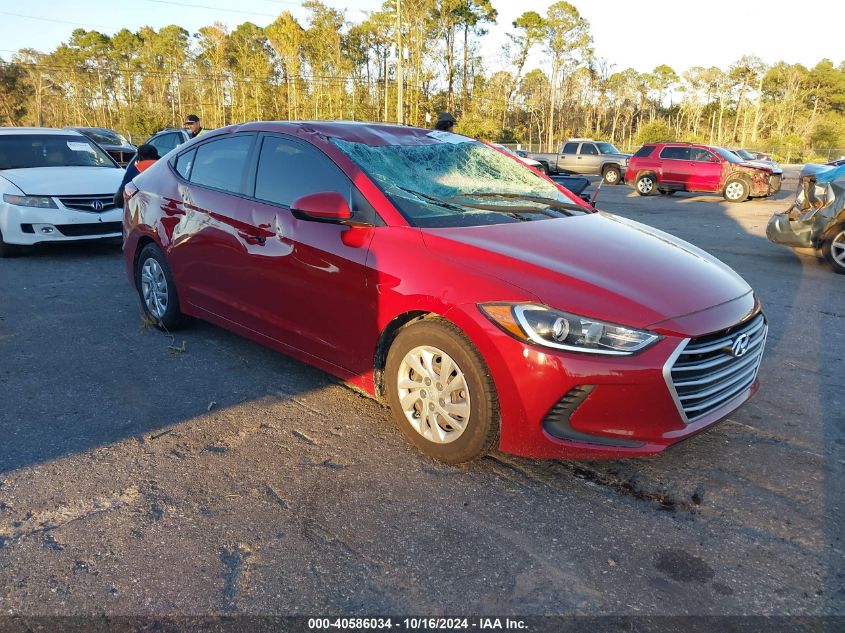 2017 Hyundai Elantra Se VIN: KMHD74LF1HU423416 Lot: 40586034